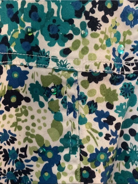 Koret Blue, Teal & Green Floral Button-Front Jacket - Picture 4 of 6